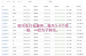 吸污车行业